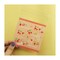 Tegg Cookies Bags 200PCS Self Adhesive Lovely Strawberry Plastic Cookies Pastries Candy Lolly Gift Bag For Birthday Party Wedding Party Halloween Christmas Day 3.9x3.9Inch